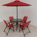 french aluminum patio adjustable chair and glass table outdoor furniture garden furniture set